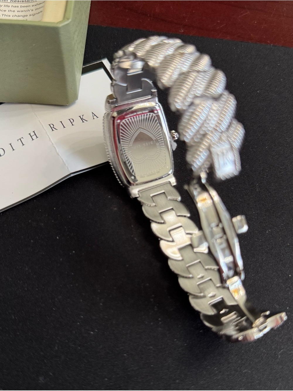 Judith Ripka Blue Topaz & Mother-ofPearl Stainless Steel Watch w/Quartz Movement - Picture 10 of 15